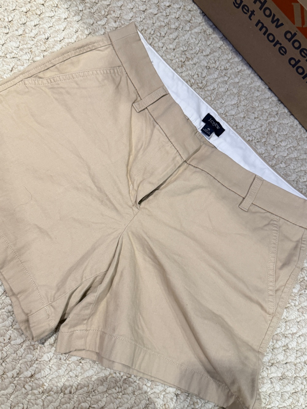 J. Crew Tan Chino Bermuda Shorts